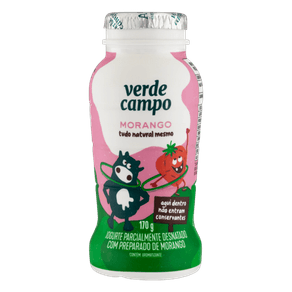 IOGURTE MORANGO KIDS VERDE CAMPO 170G IOGURTE MORANGO KIDS VERDE CAMPO 170G