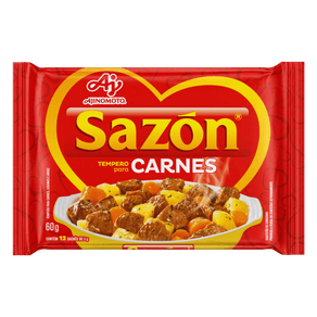 TEMPERO SAZON 60GR VERMELH P/CARNE TEMPERO SAZON 60GR VERMELH P/CARNE