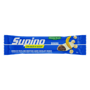 SUPINO BANANA BRASIL 24G ZERO CHOC BRANCO SUPINO BANANA BRASIL 24G ZERO CHOC BRANCO