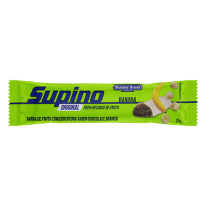 SUPINO BANANA BRASIL 24GR ORIG CHOC BRANCO SUPINO BANANA BRASIL 24GR ORIG CHOC BRANCO