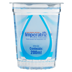 ÁGUA MINERAL SEM GÁS IMPERATRIZ COPO 200ML