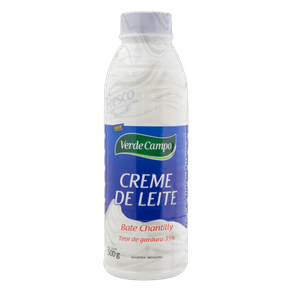 CREME DE LEITE TRADICIONAL VERDE CAMPO 500G CREME DE LEITE TRADICIONAL VERDE CAMPO 500G