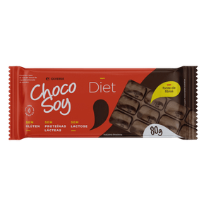CHOCOLATE OLVEBRA CHOCOLATESOY 80G DIET BARRA