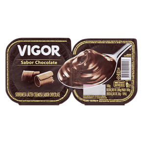 SOBREMESA CREMOSA SABOR CHOCOLATE VIGOR 180G SOBREMESA CREMOSA SABOR CHOCOLATE VIGOR 180G