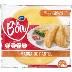MASSA PARA PASTEL MÉDIO DABOA 400G MASSA PARA PASTEL MÉDIO DABOA 400G