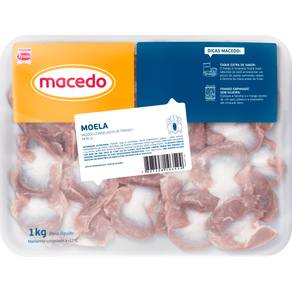 MOELA DE FRANGO CONGELADO MACEDO BANDEJA 1KG MOELA DE FRANGO CONGELADO MACEDO BANDEJA 1KG