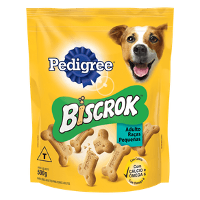 BISCOITO PARA CÃES RAÇAS PEQUENAS BISCOROK PEDIGREE 500GR BISCOITO PARA CÃES RAÇAS PEQUENAS BISCOROK PEDIGREE 500GR