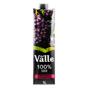 SUCO DE UVA DEL VALLE CAIXA 1L SUCO DE UVA DEL VALLE CAIXA 1L