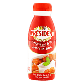 CREME LEITE PRESIDENT 500GR PASTEUR