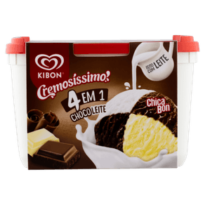 SORVETE CHOCOLATE CREMOSÍSSIMO KIBON 2L SORVETE CHOCOLATE CREMOSÍSSIMO KIBON 2L