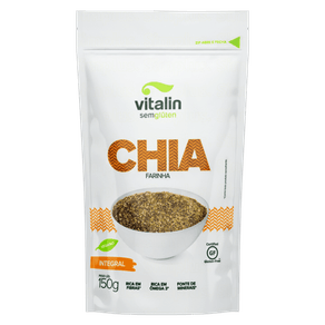 FARINHA DE CHIA INTEGRAL VITALIN 150G FARINHA DE CHIA INTEGRAL VITALIN 150G
