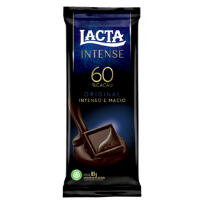 CHOCOLATE LACTA 85G INTENSE 60PC CHOCOLATE LACTA 85G INTENSE 60PC