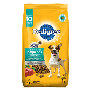 RAÇÃO PARA CÃES RAÇAS PEQUENAS PEDIGREE 1KG