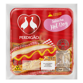 SALSICHA HOT DOG PERDIGÃO 500G SALSICHA HOT DOG PERDIGÃO 500G