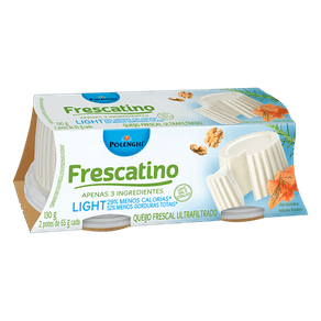 QUEIJO MINI LIGHT FRESCATINO 130G QUEIJO MINI LIGHT FRESCATINO 130G
