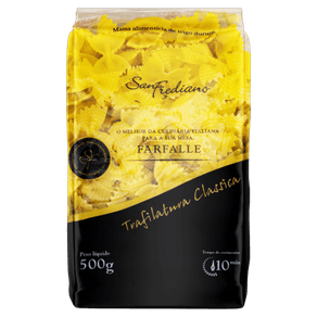 MASSA SAN FREDIANO 500G GRANO DURO FARFALLE N78 MASSA SAN FREDIANO 500G GRANO DURO FARFALLE N78