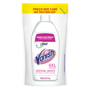 PRE LAVAGEM VANISH 500ML EMB ECON WHITE REFIL PRE LAVAGEM VANISH 500ML EMB ECON WHITE REFIL