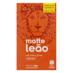 CHA MATTE LEAO 250GR NATURAL GRANEL CHA MATTE LEAO 250GR NATURAL GRANEL
