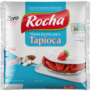 MASSA PRONTA PARA TAPIOCA ROCHA 500GR MASSA PRONTA PARA TAPIOCA ROCHA 500GR