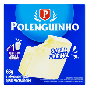 QUEIJO TRADICIONAL POLENGUINHO 68G COM 4 UNIDADES QUEIJO TRADICIONAL POLENGUINHO 68G COM 4 UNIDADES