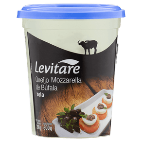 QUEIJO DE BÚFALA MOZZARELLA BOLA 50 LEVITARE 200G QUEIJO DE BÚFALA MOZZARELLA BOLA 50 LEVITARE 200G