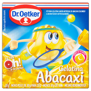 GELATINA DR OETKER 20GR ABACAXI GELATINA DR OETKER 20GR ABACAXI