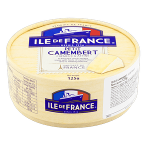QUEIJO CAMEMBERT ILE D FRANCE 125G QUEIJO CAMEMBERT ILE D FRANCE 125G