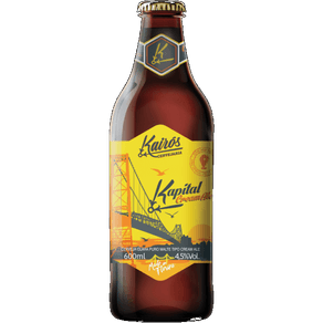 CERVEJA KAIROS 600ML KAPITAL CREAM ALE CERVEJA KAIROS 600ML KAPITAL CREAM ALE