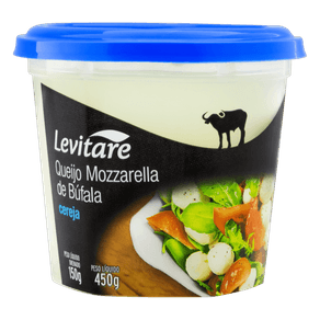 QUEIJO DE BÚFADA MOZZARELLA CEREJA LEVITARE 150G QUEIJO DE BÚFADA MOZZARELLA CEREJA LEVITARE 150G