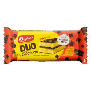 BOLINHO BAUDUCCO DUO 27G CHOCOLATE BOLINHO BAUDUCCO DUO 27G CHOCOLATE