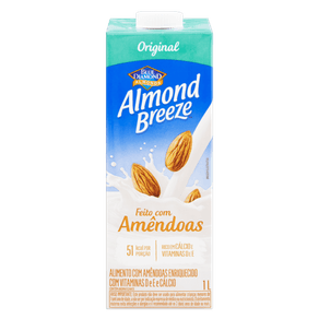 BEBIDA DE AMENDOAS ORIGINAL ALMOND BREEZE 1L BEBIDA DE AMENDOAS ORIGINAL ALMOND BREEZE 1L