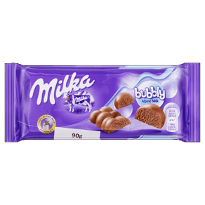 CHOCOLATE MILKA 90G BUBBLY ALPINE CHOCOLATE MILKA 90G BUBBLY ALPINE