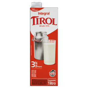 LEITE TIROL 1L LV C/ TAMPA INTEGRAL LEITE TIROL 1L LV C/ TAMPA INTEGRAL