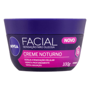 CREME FACIAL NIVEA 100G NOTURNO CREME FACIAL NIVEA 100G NOTURNO
