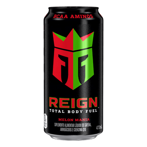 SUPLEMENTO ALIMENTAR REIGN 473ML LATA MELON ZERO AÇÚCAR SUPLEMENTO ALIMENTAR REIGN 473ML LATA MELON ZERO AÇÚCAR