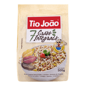 ARROZ INTEGRAL 7 GRÃOS TRADICIONAL TIO JOÃO 500GR ARROZ INTEGRAL 7 GRÃOS TRADICIONAL TIO JOÃO 500GR