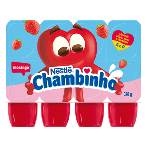 PETIT SUISSE DE MORANGO CHAMBINHO 320G PETIT SUISSE DE MORANGO CHAMBINHO 320G