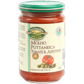 MOLHO DON POMODORO 280G PUTTANESCA MOLHO DON POMODORO 280G PUTTANESCA