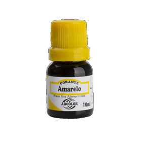 CORANTE ARCOLOR 10ML LIQUIDO AMARELO CORANTE ARCOLOR 10ML LIQUIDO AMARELO