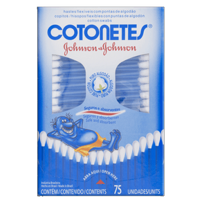 COTONETES JOHNSONS COM 75 UNIDADES COTONETES JOHNSONS COM 75 UNIDADES