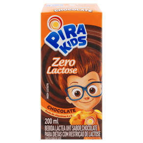 BEBIDA LÁCTEA CHOCOLATE ZERO LACTOSE PIRAKIDS 200ML