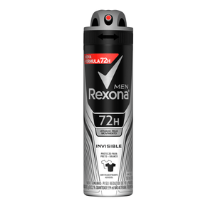 DESODORANTE AEROSOL INVISIBLE 72H MASCULINO REXONA 150ML DESODORANTE AEROSOL INVISIBLE 72H MASCULINO REXONA 150ML