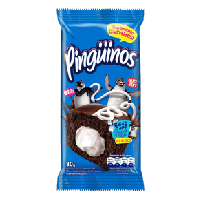 BOLINHO ANA MARIA 80G PINGUINOS CHOCOLATE COM BAUNILHA
