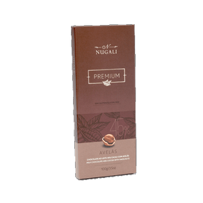 CHOCOLATE NUGALI 100GR TABLETE AO LEIT C/AVELA CHOCOLATE NUGALI 100GR TABLETE AO LEIT C/AVELA