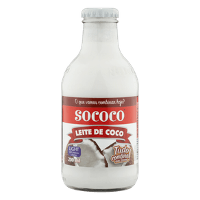 LEITE DE COCO SOCOCO 200ML LIGHT