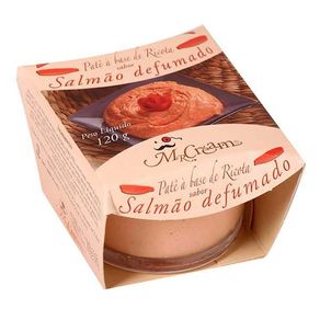 PATÊ DE QUEIJO COM SALMÃO DAMM 120G PATÊ DE QUEIJO COM SALMÃO DAMM 120G