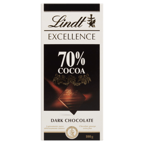 CHOCOLATE LINDT 100G EXCELLENCE DARK 70 CACAU