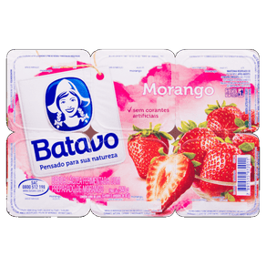BEBIDA LÁCTEA FERMENTADO MORANGO BATAVO 540G BEBIDA LÁCTEA FERMENTADO MORANGO BATAVO 540G