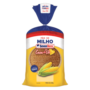 PÃO SEVEN BOYS 500G MILHO REDONDO PÃO SEVEN BOYS 500G MILHO REDONDO