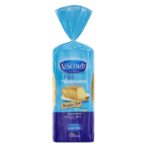 PÃO VISCONTI 400G TRADICIONAL PÃO VISCONTI 400G TRADICIONAL